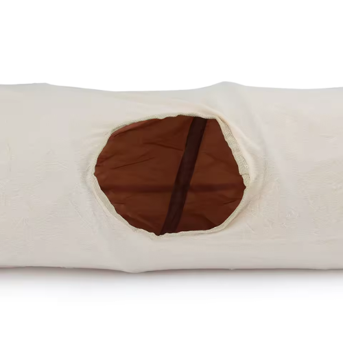 Foldable Plush Rolling Cat Tunnel