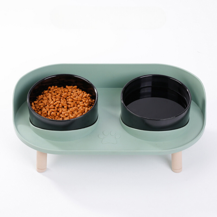 Double Bowl Cat Feeder