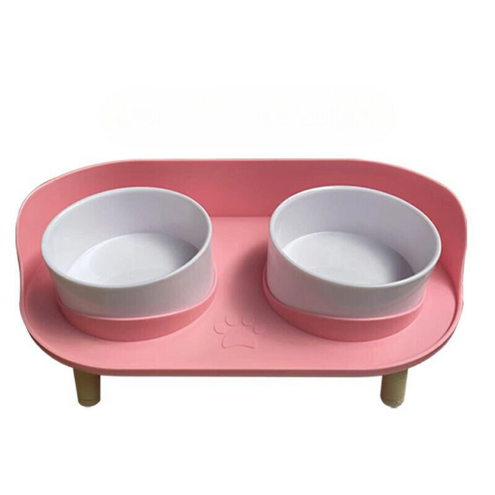 Double Bowl Cat Feeder